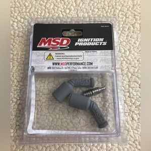 MSD Ignition Products Part No. 3304 LS-1, 45 Degree Boots & Terminals, 2/Card